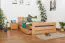 Buche Holzbett Bettgestell 140 x 200 cm Natur Abbildung