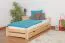 Kiefer Massivholz Bettgestell 90 x 200 cm Natur Abbildung