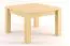 Beistelltisch Couchtisch Kiefer massiv Natur 50x90x90 cm Abbildung