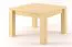 Wohnzimmertisch Kiefer massiv Natur 50x90x90 cm, Massivholz-Couchtisch aus Holz Abbildung
