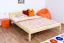 Bettgestell Kiefer 160 x 200 cm Natur Abbildung
