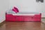 Buche Stauraumbett Bettgestell 90 x 200 cm Rosa Abbildung