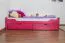 Buche Schubladenbett 90 x 200 cm Rosa Abbildung