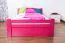 Bett 120 x 200 cm Buche Rosa Abbildung