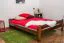 Holzbett Kiefer 160 x 200 cm Nuss Abbildung