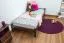 Futonbett Kiefer 90 x 200 cm Nuss Abbildung