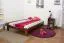 Kiefer Bettgestell 120 x 200 cm Nuss Abbildung