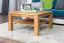 Couchtisch Eiche Massivholz Farbe: Natur 45x80x80 cm Abbildung