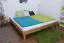 Futonbett Eiche 200 x 200 cm geölt Abbildung
