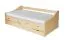 Jugendbett / Funktionsbett Kiefer massiv Vollholz natur 94, inkl. Lattenrost - 200 x 90 cm (L x B)