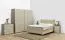 Schiebetürenschrank / Kleiderschrank Sabadell 11, Farbe: Eiche / Beige Hochglanz - 222 x 229 x 64 cm (H x B x T)