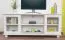 TV-Unterschrank Kiefer Vollholz massiv weiß lackiert 004 - Abmessung 55 x 136 x 47 cm  (H x B x T)