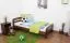 Kinderbett 90 x 200 cm | Massivholz: Kiefer | Nuss Lackiert | inkl. Rollrost Abbildung