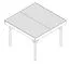Pavillon Boa Vista aus unbehandeltem Douglasienholz - Abmessung: 356 x 356 cm (L x B)