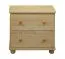 Nachtkommode Natur 55x60x42 (HxBxT) Kiefer massiv Abbildung