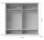 236 cm breiter Kleiderschrank mit 4 Türen | Farbe: Weiß Abbildung