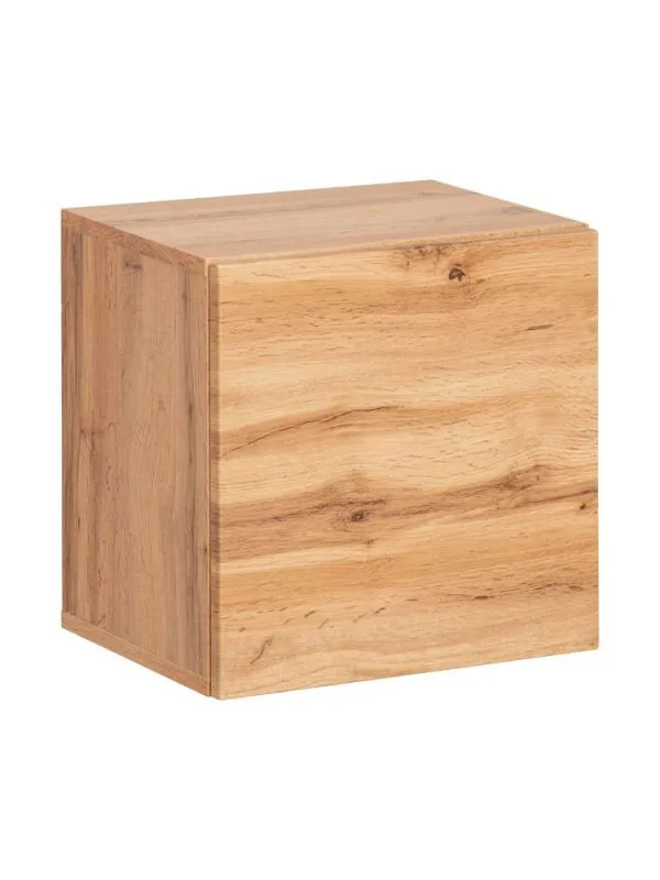 Moderner Hängeschrank Pollestad 11, Farbe: Eiche Wotan - Abmessungen: 40 x 40 x 30 cm (H x B x T)