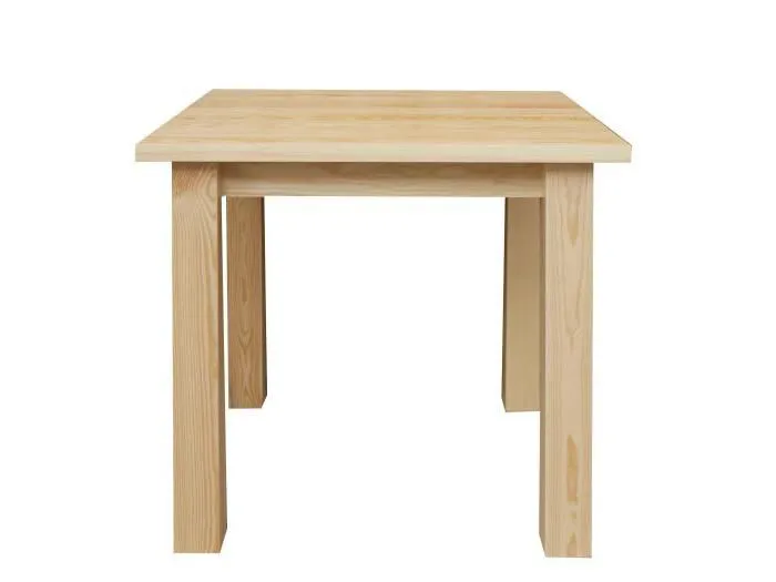 Holztisch 80 x 80 cm massiv Abbildung