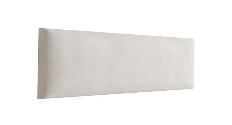 Polsterpaneele, 10er Set, Farbe: Beige, Bezug: Velour, Maße: 60 x 15 cm