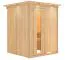 Sauna Sofia 02, 68 mm Wandstärke - 165 x 165 x 202 cm (B x T x H)