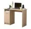 Einfacher Schreibtisch mit einer Tür Rovat 01, Farbe: Eiche Sonoma, drei Fächer, gut kombinierbar, ABS-Kanten, Maße: 74,5 x 100 x 50 cm, für Büro