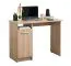 Einfacher Schreibtisch mit einer Tür Rovat 01, Farbe: Eiche Sonoma, drei Fächer, gut kombinierbar, ABS-Kanten, Maße: 74,5 x 100 x 50 cm, für Büro