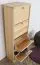 Schuhschrank Kiefer Vollholz massiv natur Junco 211 - Abmessung: 150 x 58 x 30 cm (H x B x T) 