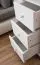 Bücherregal Kiefer massiv Vollholz weiß lackiert B002 - Abmessung 190 x 80 x 42 cm (H x B x T)