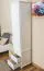 Schrank Kiefer massiv Vollholz weiß Junco 44 - Abmessung 195 x 45 x 42 cm