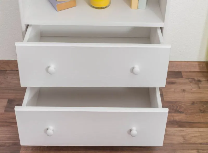 Bücherregal Kiefer weiß