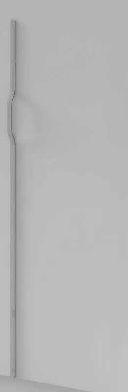 Metallgriffe für Kleiderschrank Edegem 01 | Farbe: Grau