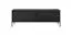 TV-Möbel / TV-Unterschrank mit zwei Kippfächer Balta 10, Farbe: Schwarz, Beine: Metall, Maße: 53 x 153,5 x 39,5 cm, Push-to-open Funktion