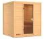 Massivholzsauna Matilde 03, 40 mm Wandstärke - 193 x 184 x 209 cm (B x T x H)