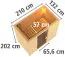 Sauna Giulia 06, 68 mm Wandstärke - 210 x 132 x 202 cm (B x T x H)