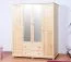 Kleiderschrank Holz natur