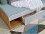 Jugendzimmer Kinderzimmer Komplett - Set C Alard, 8-teilig, Farbe: Eiche / Weiß
