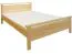 Doppelbett / Gästebett Kiefer massiv Vollholz natur 69, inkl. Lattenrost - 160 x 200 cm (B x L)