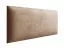 Polsterpaneele, 10er Set, Farbe: Braun, Bezug: Velour, Maße: 70 x 30 cm