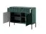 Kommode mit modernen Design Worthing 02, Farbe: Grün / Schwarz / Gold - Abmessungen: 83 x 104 x 39 cm (H x B x T)
