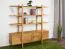 Regal Wooden Nature 131 Eiche massiv - 150 x 150 x 38 cm (H x B x T)