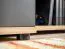 Wohnwand im erfrischenden Design Bjordal 39, Farbe: Anthrazit / Eiche Wotan - Abmessungen: 150 x 240 x 40 cm (H x B x T), mit LED-Beleuchtung