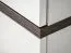 TV-Unterschrank Stura 04, Farbe: Weiß Hochglanz / Grau - Abmessungen: 50 x 150 x 50 cm (H x B x T), mit drei Fächern