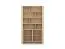 Bücherregal | 170 x 103 x 39 cm | Holzoptik | Vytgarth 08 | eckig | Eiche | 2 Türen | mit 12 geräumigen Fächer | griffloses Design | viel Platz