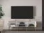 Modernes Wohnzimmer Komplett - Set A Breckenridge, mit Soft-Close Funktion, 3-teilig, Farbe: Weiß, Griffe & Beine: Gold, aus hochwertigen Material