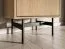 Vitrine | 1 Glastür | Farbe: Eiche Mavelie | 5 Fächer | 54 x 40 x 190 cm | Soft-Close Funktion | für Wohnzimmer| Push-to-open Funktion