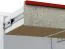 Jugendzimmer - Schreibtisch Connell 09, Farbe: Weiß / Hellgrau - Abmessungen: 79 x 120 x 51 cm (H x B x T), mit 2 Schubladen