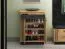 Schuhschrank Lautela 05, Farbe: Eiche / Schwarz - Abmessungen: 91 x 70 x 34 cm (H x B x T), mit 1 Schublade, 2 Türen und 4 Fächern