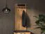 Garderobe Lautela 06, Farbe: Eiche - Abmessungen: 138 x 60 x 24 cm (H x B x T)