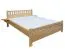 Buche Holzbett Bettgestell 180 x 200 cm Natur Abbildung