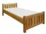Kinderbett 100 x 200 cm | Massivholz: Buche | Natur Lackiert Abbildung